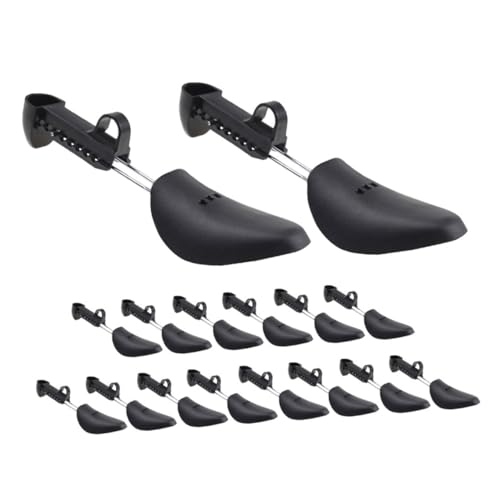 NOLITOY 8 Paare Verstellbare Schuhspanner Kunststoff Schuhdehner Schuhformer für Herren Sneaker Stiefel Anti verformung Faltenvermeidung Tragbare Schuhbäume mit Flexiblem Design von NOLITOY