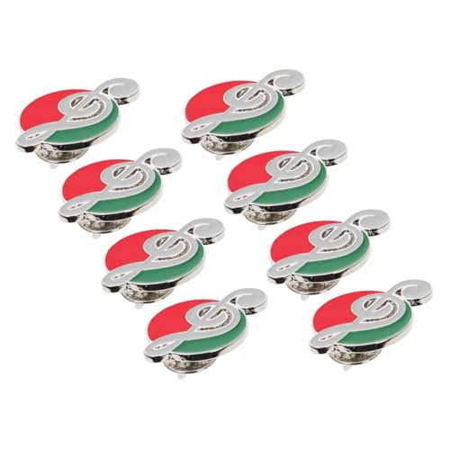 NOLITOY 8stücke Musiknote-anstecker Aus Emaille Broschen Für Damen Notennadeln Als Kleiderschmuck Vintage-stil Dekorative Abzeichen Für Kleidung Taschen Und Hüte von NOLITOY
