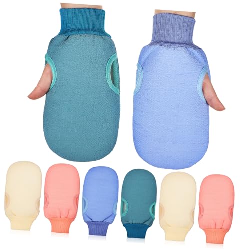 NOLITOY 8 Stück Teiliges Peelinghandschuh Körperpeeling Duschhandschuhe mit Daumenlöchern für Sanfte Massage und Tiefenreinigung Hautfreundlich Geeignet für Damen und Herren NOLITOY 8 Stück Teiliges Peelinghandschuh Körperpeeling Duschhandschuhe mit Daumenlöchern für Sanfte Massage und Tiefenreinigung Hautfreundlich Geeignet für Damen und Herren von NOLITOY