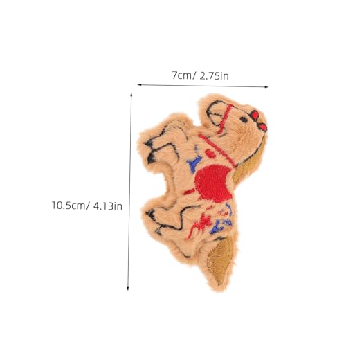 NOLITOY 8 Stück Teiliges Plüsch Pferdeanhänger zum Basteln Weiche DIY Stofftierbroschen Niedliche Pferdeanhänger für Taschen Kleidung Schals und Hängende Dekoration Angenehmes Material von NOLITOY