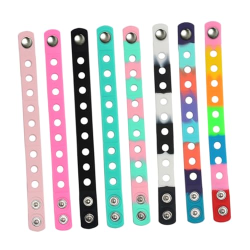 NOLITOY 8 Stück Teiliges Verstellbar Flexibel Dehnbar Bunte Party Sport wristbands für Damen und Herren Leichtes Langlebiges Armband aus Hochwertigem Silikon für Erwachsene und NOLITOY 8 Stück Teiliges Verstellbar Flexibel Dehnbar Bunte Party Sport wristbands für Damen und Herren Leichtes Langlebiges Armband aus Hochwertigem Silikon für Erwachsene und von NOLITOY