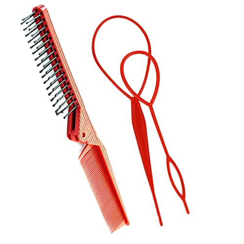 NOLITOY 8stücke Teiliges Set Faltbare Kinderhaarbürste Und Styling-tools Haarflechter-kit Für Mädchen Sprühflasche Kamm Und Haarklammern Für Kreative Frisuren von NOLITOY