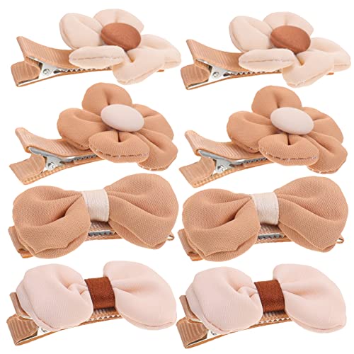 NOLITOY 8stücke Teiliges Haarschmuck Mit Schleifen Und Blumenclip Niedliche Haarspangen Für Mädchen Für Alltag Und Besondere Anlässe Wie Weihnachten Und Halloween von NOLITOY