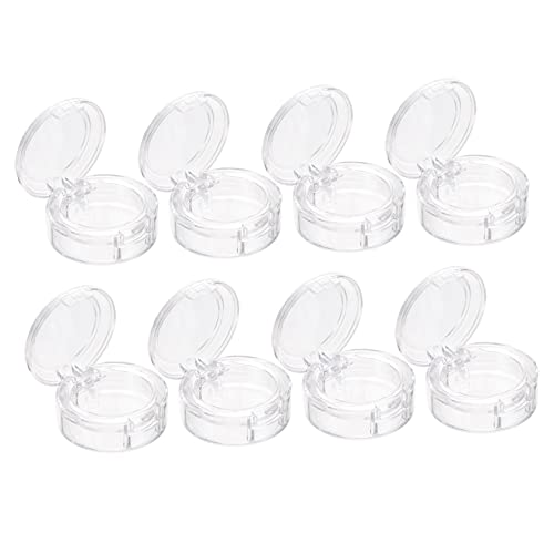 NOLITOY 8stücke Leere Lidschattendose Material Einzelne Kosmetikeimer Weiß Lidschattenetui Mit Deckel Für Make-up Aufbewahrungsbox Blush Und Foundation Organizer Reise Kosmetikbehälter NOLITOY 8stücke Leere Lidschattendose Material Einzelne Kosmetikeimer Weiß Lidschattenetui Mit Deckel Für Make-up Aufbewahrungsbox Blush Und Foundation Organizer Reise Kosmetikbehälter von NOLITOY