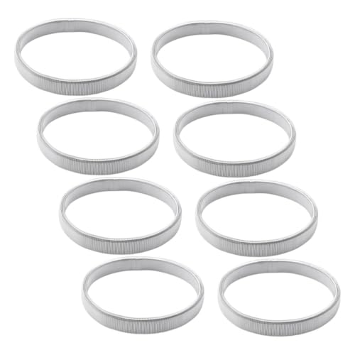 NOLITOY 8stücke Elastische Armbänder Für Hemdärmel Dehnbare Befestigungsarmbänder Rutschfeste Ärmelhalter Aus Metall Passend Für Damen Und Herren von NOLITOY