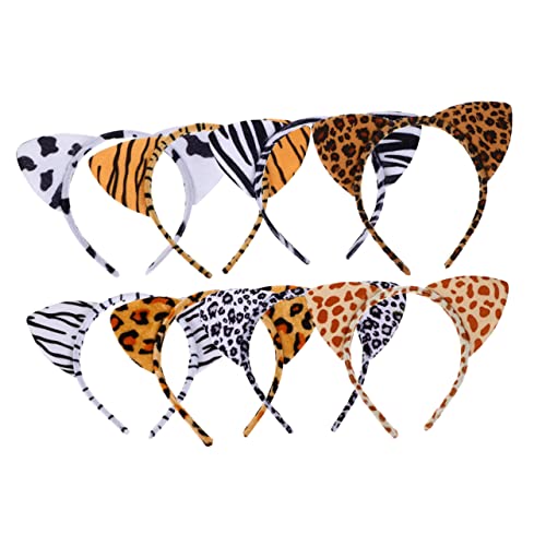 NOLITOY 8stücke Kopfschmuck Für Halloween Stirnbänder Ohr Haarreif Tier Stirnband Cosplay Party Aus Strapazierfähigem Und Langlebigem Material Lichtecht Und Verformungsbeständig von NOLITOY