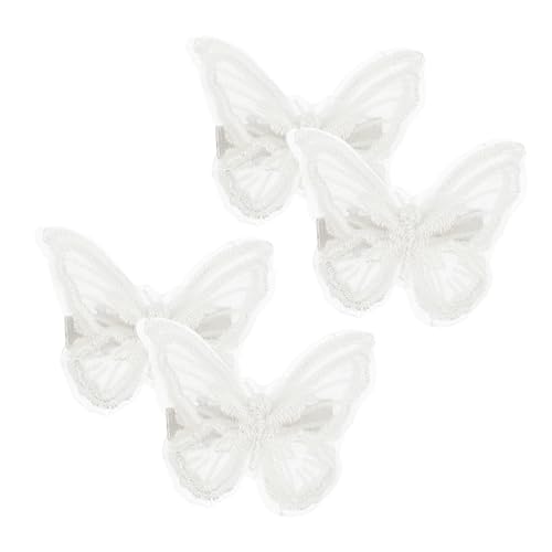 NOLITOY 9paare Gestickte Schmetterlings-haarspangen Für Mädchen Doppellagige Bunte Haarklammern Mit Alligatorclips Für Besondere Anlässe Und Alltag von NOLITOY