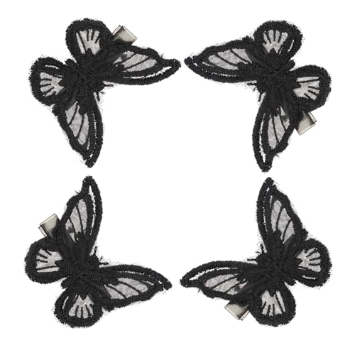 NOLITOY 9paare Haarklammern Schmetterling Gestickte Haarspangen Für Mädchen Elegantes Haaraccessoire Für Partys Hochzeiten Und Täglichen Gebrauch von NOLITOY