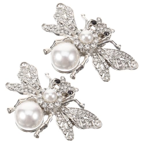 NOLITOY Abnehmbare Schuhclips Bienenform Strass Schuhdekoration Damen High Heels Zubehör Langlebig Modisch Vielseitig Kombinierbar von NOLITOY