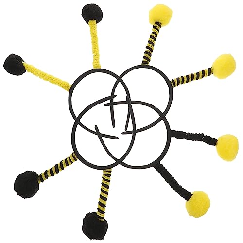 NOLITOY 4stücke Bienen-stirnband Für Party Halloween Und Geburtstagsfeiern Stirnband Mit Tentakeln Haar-accessoire Für Erwachsene Und Festivals Und Fotoshootings von NOLITOY