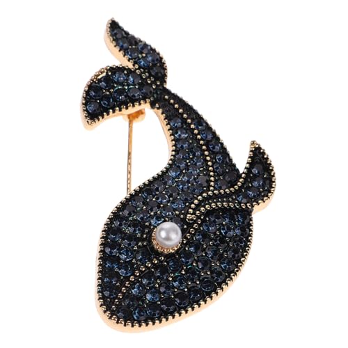 NOLITOY Blaue Strass Wal Brosche Damen Anstecknadel Eleganter Schal Pin für Kleidung Pullover Jacke Leichtes Langlebiges Schmuckaccessoire als Geschenk für Frauen NOLITOY Blaue Strass Wal Brosche Damen Anstecknadel Eleganter Schal Pin für Kleidung Pullover Jacke Leichtes Langlebiges Schmuckaccessoire als Geschenk für Frauen von NOLITOY
