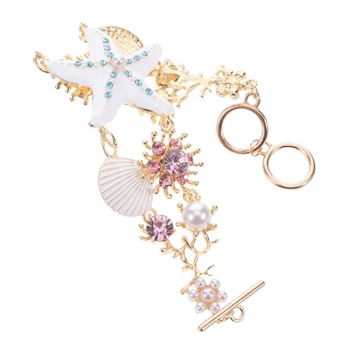 NOLITOY Boho Muschel Armband mit Metallanhänger und Perlen Bunte Sommerarmbänder mit Muschelstern Leichter Schmuck im Küstenstil für Strandurlaub und Party Handgefertigt Vielseitig von NOLITOY