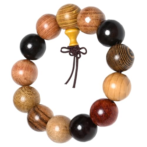 NOLITOY Holzperlenarmband Für Herren Buddha-motiv Langlebiges Material Angenehm Zu Tragen Hautverträglich Für Alltag Und Feiern von NOLITOY