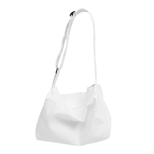 NOLITOY Canvas Umhängetasche Damen Großes Fassungsvermögen Leicht Tragbar Modisch Einfarbig Schultertasche Student Tote Bag Für Alltag Schule Reisen von NOLITOY