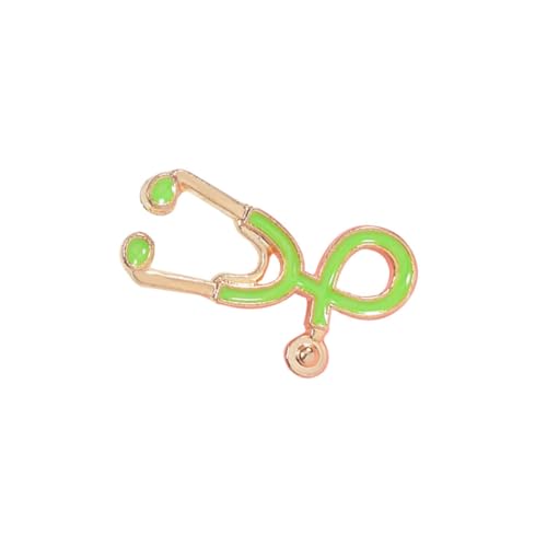 NOLITOY Cartoon Brosche Grün Mini Anstecknadel für Hemd Revers Schmuck für Hochzeit Valentinstag Muttertag von NOLITOY