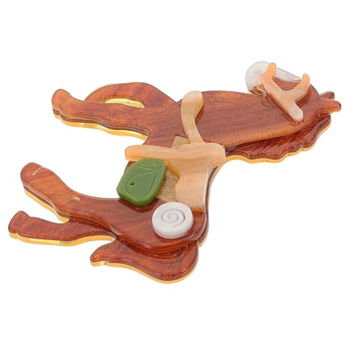 NOLITOY Cartoon-pferdebrosche: Niedliche Pferde-anstecknadel – Stilvolle Tierbrosche Für Damen, Hut, Tasche, Anzug, Kleid, Accessoires, Schmuck von NOLITOY