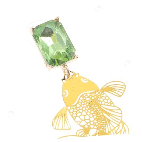 NOLITOY Chinesische Fisch Ohrringe Damen Vergoldet Alloy Handgefertigt Eleganter Schmuck für Party Hochzeit Geburtstagsfeier von NOLITOY