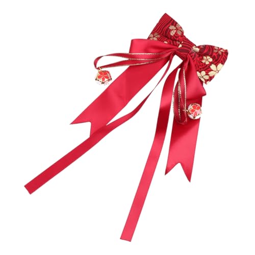 NOLITOY Chinesischer Haarschmuck Haarspange Schleifenform Festlicher Kopfschmuck für Mädchen Traditioneller Stil zum Lunar Year und Neujahrsfest von NOLITOY