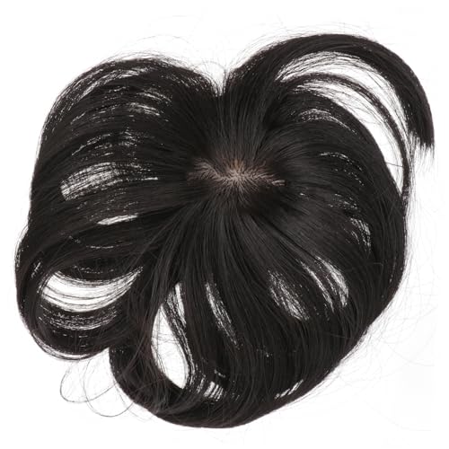NOLITOY Clip Haarverlängerung Luftpony Haarteil für Damen Natürliches Fake Hair Piece Unsichtbar Hitzebeständig Braun schwarz Stylisch und Bequem von NOLITOY