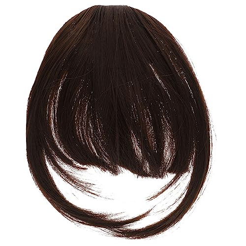 NOLITOY Clip in Haarspange für Damen Fake Bangs Extensions Haarschmuck für Hochzeiten Halloween Partys Wiederverwendbar Leicht zu Tragen von NOLITOY