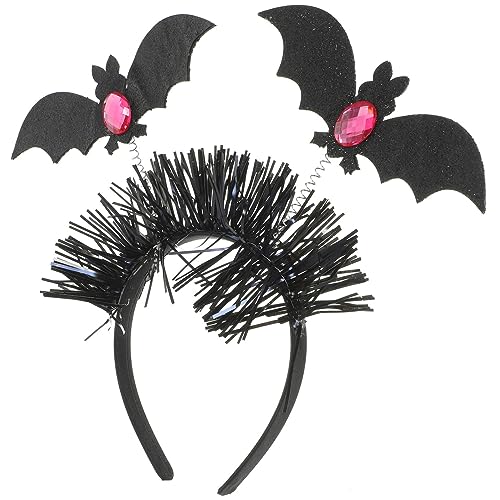 NOLITOY Cosplay-kopfschmuck Party-kopfschmuck Spinnennetz-stirnbänder Fledermaus-haarband Halloweenkostüm Fledermaus-kopfschmuck Halloween-stirnbänder Für Kleidung Plastik Kind Bilden von NOLITOY