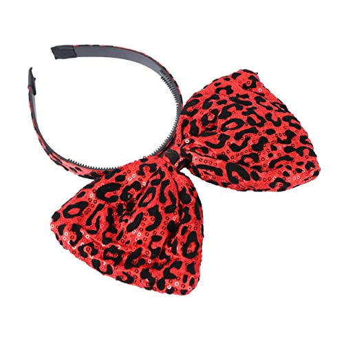 NOLITOY Damen Haarreif Party Stirnband Halloween Haarreif Leoparden Kopfschmuck Stilvolle Haar Party Kopfschmuck Urlaub Haar Festival Stirnband Weibliche von NOLITOY