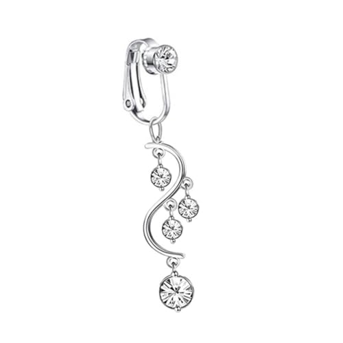 NOLITOY Dangle Bauchnabelring Piercing Modischer Nabelring für Damen Körperschmuck als Accessoire zur Betonung Ihres Einzigartigen von NOLITOY
