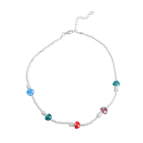 NOLITOY Pilz Halskette Für Frauen Mit Vintage Anhänger Weiblicher Halsschmuck Modeschmuck Accessoire in Eleganter Farbe NOLITOY Pilz Halskette Für Frauen Mit Vintage Anhänger Weiblicher Halsschmuck Modeschmuck Accessoire in Eleganter Farbe von NOLITOY