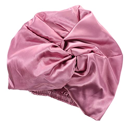NOLITOY Elastic Wide Sleeping Hat Bonnet Doppellagige Seidenhaube Für Frauen Zum Schlafen Waschen Und Make-up Schützt Haare Und Hält Kopfkissen Sauber von NOLITOY