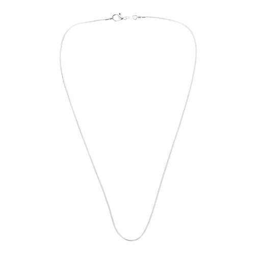 NOLITOY Schlangenkette Versilbert Halskette Für Damen Herren Schlangenkette Mode von NOLITOY