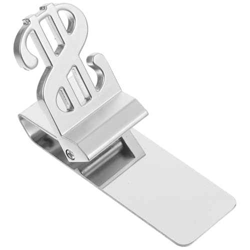 NOLITOY Edelstahl Geldclip mit US Symbol Kompakte Geldklammer für Scheine und Karten Tragbarer Robuster Metall bargeldhalter für Büro und Alltag Leicht und Platzsparend von NOLITOY