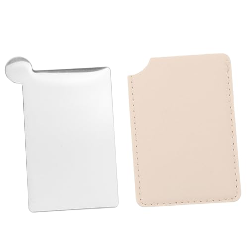 NOLITOY Edelstahl Make Up Palette zum Mischen von Foundation und Lidschatten Kompakte Tragbare Mini Farbpalette für Nagelkunst und Flüssige Kosmetik Praktisches Make Up Werkzeug für von NOLITOY