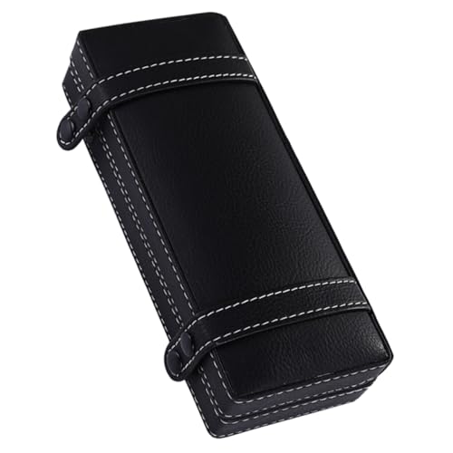 NOLITOY Edle PU Füller Box Retro Geschenkbox Schreibgeräte Aufbewahrung Stifteetui Präsentationsetui für Büro Schule Business Robustes Material Kompakte Bauweise Sicherer Deckelverschluss von NOLITOY