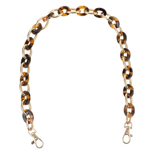 NOLITOY Einfache Abnehmbare Schultertaschen kette aus Robustem Harz Modisches DIY zubehör für Damen Handtaschen Crossbody und Clutches Stilvolle und Langlebige Taschenkette Ersatz von NOLITOY