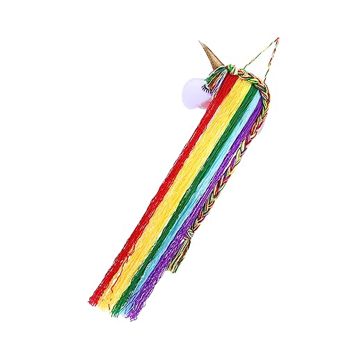 NOLITOY Einhorn Haarspangen Halter Organizer für Haaraccessoires mit Niedlichem Design zur Aufbewahrung von Haarschmuck für Mädchen Leicht zu Befestigen an Wand oder Tür von NOLITOY