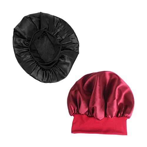 NOLITOY 2stücke Für Damen Haushaltshauben Einfacher Stil Chemo Hüte Mit Breiter Krempe Für Frauen von NOLITOY