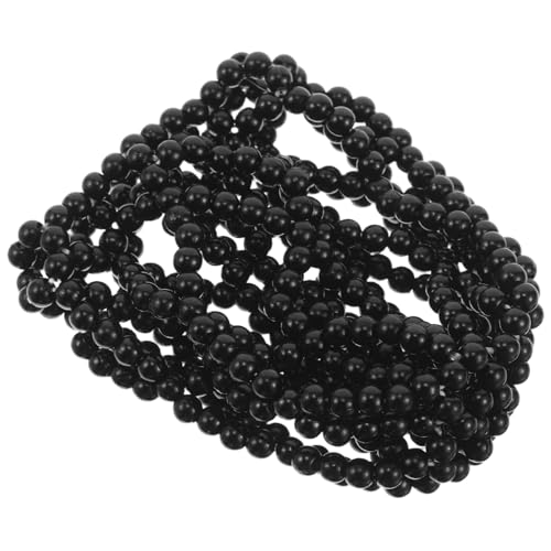 NOLITOY Haarnetz Mit Perlen Häkelnetz Für Haar Elastische Haarknotenabdeckung Snood Für Frauen Und Mädchen Haarzubehör Perle Haarband Häkelbands Für Tanz Und Skaten von NOLITOY