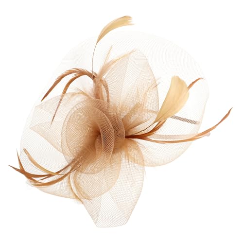 NOLITOY Netz Stirnband Aus Damen Kopfbedeckung Für Party Und Bankett Haarschmuck Aus Roségold Leicht Und Langlebig Für Fotos Hochzeiten Und Geburtstage von NOLITOY