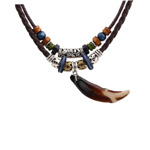 NOLITOY Ethnische Damen Halskette Kettenanhänger Kreatives Design Legierung Schmuck Pulloverkette Leicht und Komfortabel für Alltag und von NOLITOY