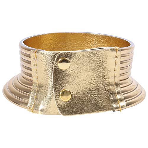 NOLITOY Ethnischer Afrikanischer Long Neck Chain Verstellbarer Halsreif Clavicle Schmuck für Damen Party Cosplay Geschenk von NOLITOY