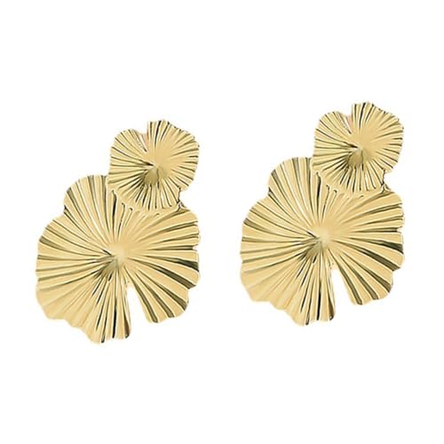 NOLITOY Extravaganter Blumenohrring Damen Große Leichte Ohrhänger mit Zarter Farbgebung Modisches Frühlingsgeschenk Langlebig Hautfreundlich für Alltag und Business von NOLITOY