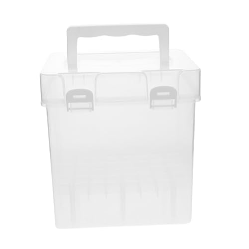 NOLITOY Bleistift-Organizer Aus Kunststoff Mit Fächern Für Schreibwaren Vielseitige Aufbewahrung Als Stiftebehälter Transparenter Schreibwaren-aufbewahrungsbox Tragbar Für von NOLITOY