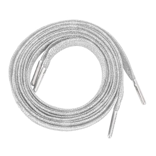 NOLITOY Flache Schnürsenkel mit Metallspitze Farbenfrohe Reißfeste Sneaker Schuhbänder für Sportschuhe und Freizeit Modische Schnürsenkel für Herren und Damen Vielseitig Einsetzbar von NOLITOY