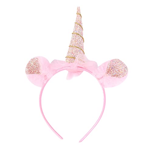 NOLITOY 1stück Einhorn Haarband Für Mädchen Funkelndes Party-accessoire Verstellbare Haarschleife Für Geburtstagsfeiern Aufführungen Und Fotosessions Leicht Und Zu Tragen von NOLITOY