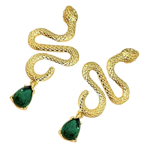NOLITOY Schlangen Ohrring Gothic Vintage Ohrringe Dekorative Ohrringe Für Frauen Mädchen Kleine Ohrstecker Statement von NOLITOY