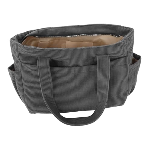 NOLITOY Große Canvas Tote Tasche mit Großer Kapazität Wechselbar zwischen Umhängetasche und Handtasche Japanisches Minimalistisches Design Lässig und Vielseitig für Arbeit Uni und Alltag von NOLITOY