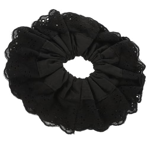 NOLITOY Spitze Elastische Haarbänder Haar Scrunchies Pferdeschwanzhalter Dekorative Haaraccessoires Für Mädchen Damen von NOLITOY