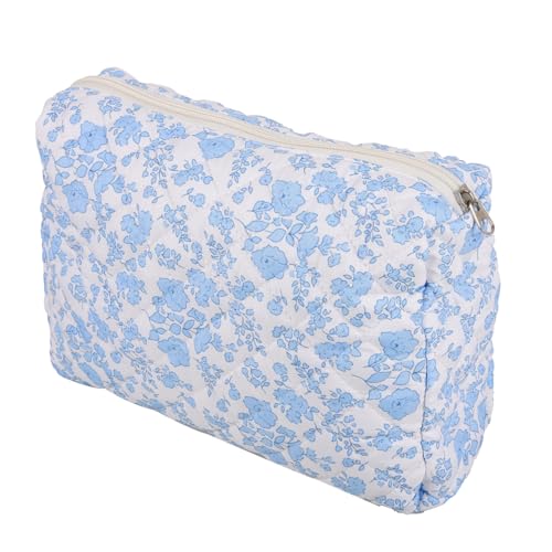 NOLITOY Große Gesteppte Kosmetiktasche Für Damen Make-up-Tasche Mit Reißverschluss Reise-Make-up-Tasche Zur Aufbewahrung Von Kosmetika Und Kleinigkeiten von NOLITOY