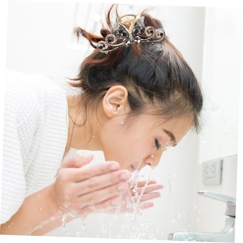 NOLITOY Große Haarklammer mit Glitzer strass Haarklaue Modischer Haarspangen Clip für Damen und Mädchen Vielseitiges Leichtes Haarschmuck accessoire Passend für Haartypen von NOLITOY