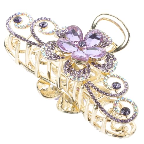 NOLITOY Dekorative Haarklammern Mit Strass Große Krallenclips Für Mädchen Und Frauen Süße Haarschmuck Für Alltag Und Anlässe von NOLITOY